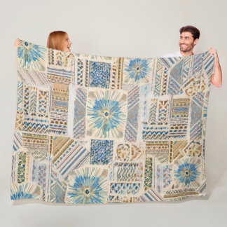 Ethnic Boho Patchwork Throw Blanket