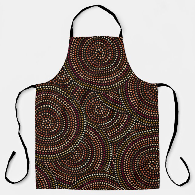 Ethnic boho seamless pattern in african style on b apron (Front)