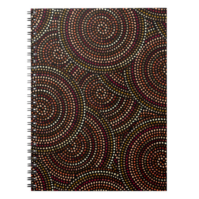 Ethnic boho seamless pattern in african style on b notebook (Front)