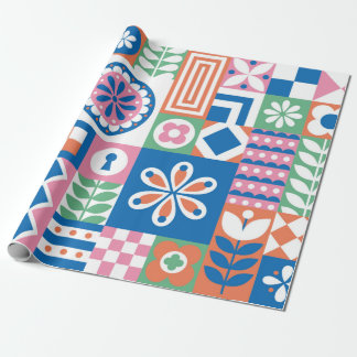 Ethnic boho seamless pattern. Tribal art print. Ab Wrapping Paper