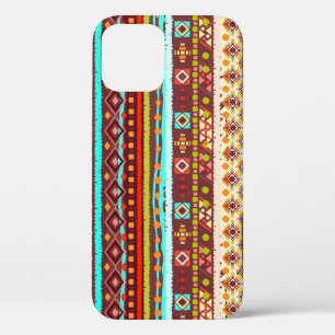 Ethnic boho seamless pattern. Tribal art print. Ba iPhone 12 Case
