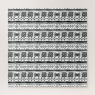 Ethnic Boho Tribal Art Print Jigsaw Puzzle