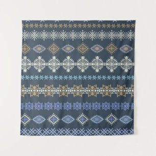 Ethnic boho: tribal art seamless. tapestry