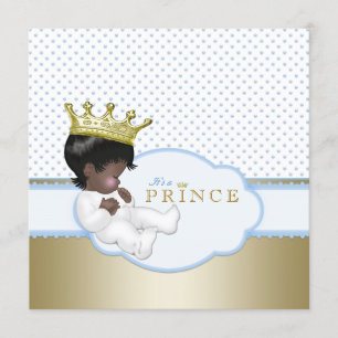Ethnic Boy Baby Shower Invitation