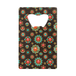 Ethnic Brooches Seamless Pattern