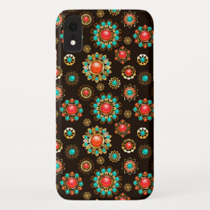 Ethnic Brooches Seamless Pattern Case-Mate iPhone Case