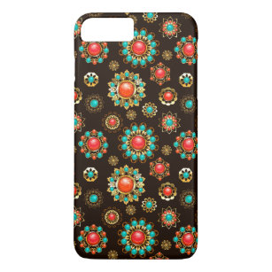 Ethnic Brooches Seamless Pattern Case-Mate iPhone Case