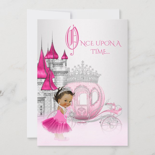 Ethnic Cinderella Princess Birthday Party Invitation (Front)