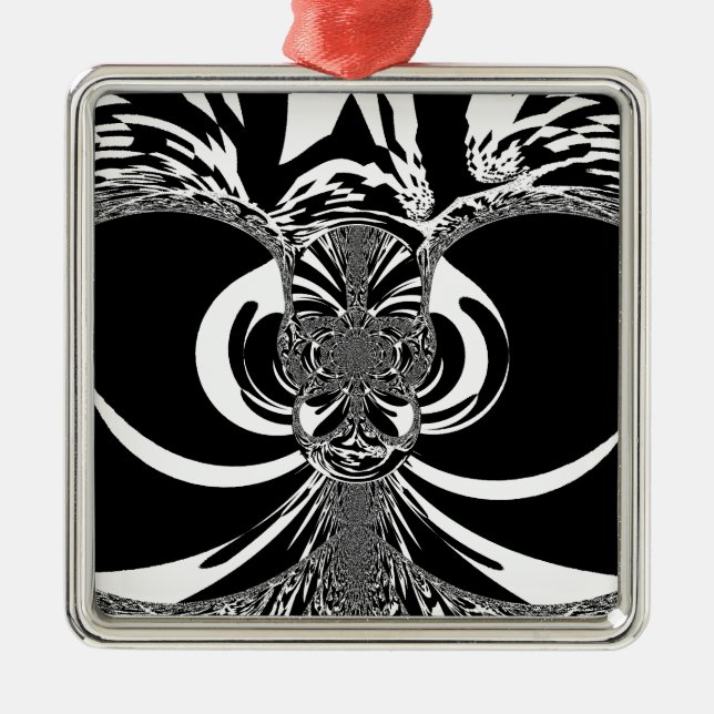 Ethnic Design Metal Tree Decoration (Front)