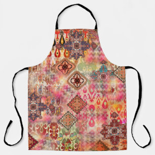 Ethnic Digital Abstract Seamless Pattern Apron