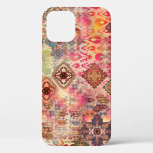 Ethnic Digital Abstract Seamless Pattern iPhone 12 Case