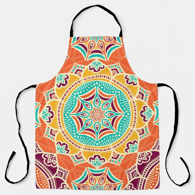 Ethnic Floral: Enchanting Seamless Design. Apron (Front)