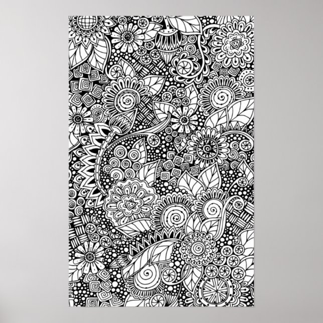 Ethnic Floral Inspired 2 Poster (Front)