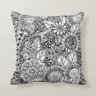 Ethnic Floral Inspired Cushion