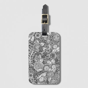Ethnic Floral Inspired Luggage Tag