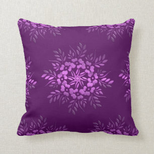 Ethnic floral mandala. cushion
