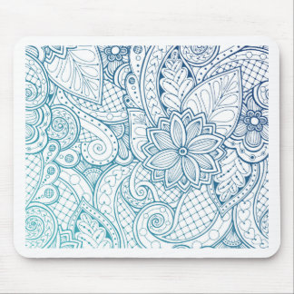 Ethnic floral Mandala pattern Mouse Pad