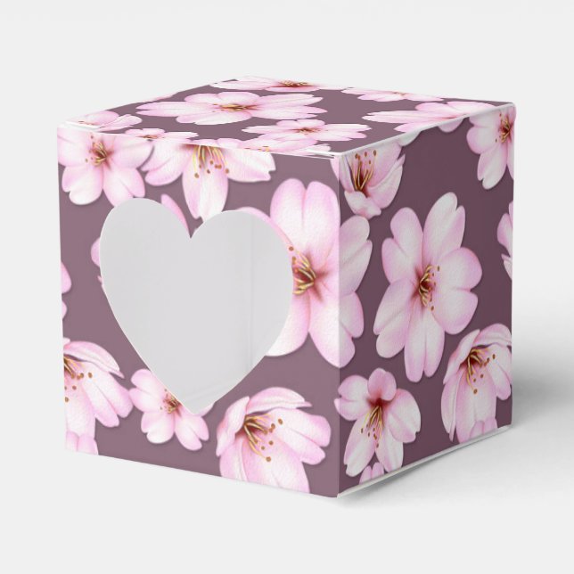 Ethnic Floral Retro Favour Box (Front Side)