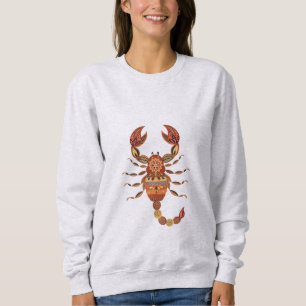 Ethnic Floral Scorpion Sweatshirt