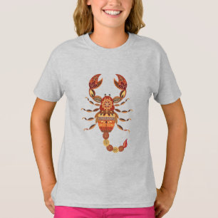 Ethnic Floral Scorpion T-Shirt