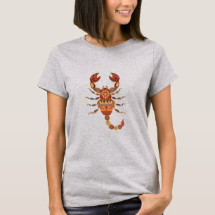 Ethnic Floral Scorpion T-Shirt