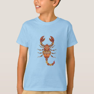 Ethnic Floral Scorpion T-Shirt