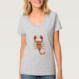 Ethnic Floral Scorpion T-Shirt