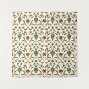 Ethnic Floral: Stylish Seamless Ornament. Tapestry
