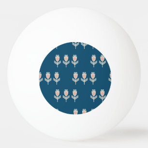Ethnic Floral: Vintage Decorative Ornament Ping Pong Ball