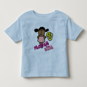 Ethnic Flower Girl Toddler T-Shirt