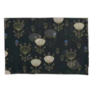 Ethnic Flowers: Vintage Ornamental Design Pillowcase