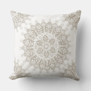 Ethnic FMandala chic OrientaI Indian Boho Pattern Cushion