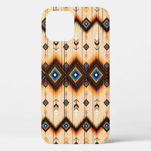 Ethnic geometric: abstract pattern design. iPhone 12 case