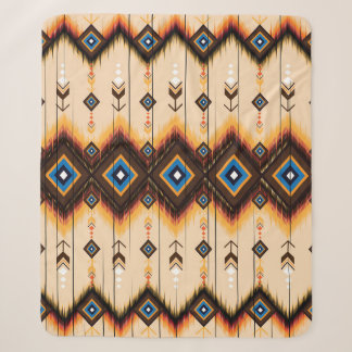 Ethnic geometric: abstract pattern design. sherpa blanket