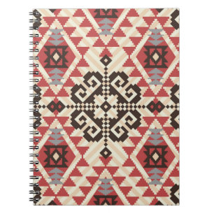 Ethnic Geometric: Abstract Seamless Notebook