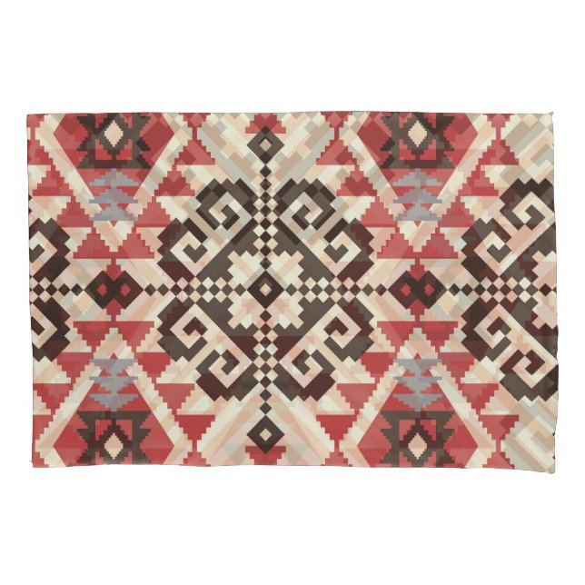Ethnic Geometric: Abstract Seamless Pillowcase (Front)