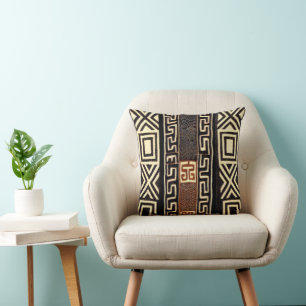 Ethnic Geometric • Afrocentric Heritage Design Cushion