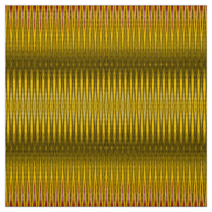 Ethnic Geometric Gold Fabric