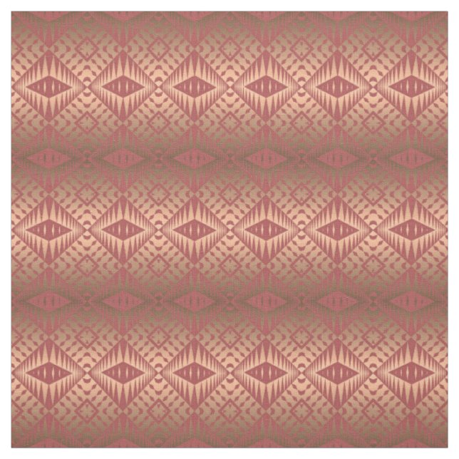 Ethnic Geometric Gradient pattern Fabric (Swatch)