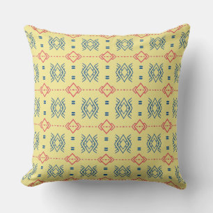 Ethnic Geometric Pattern Cushion