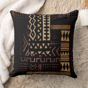 Ethnic Geometric Patterns: Cushion