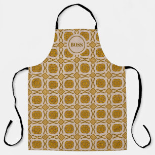 Ethnic geometric tribal pattern apron