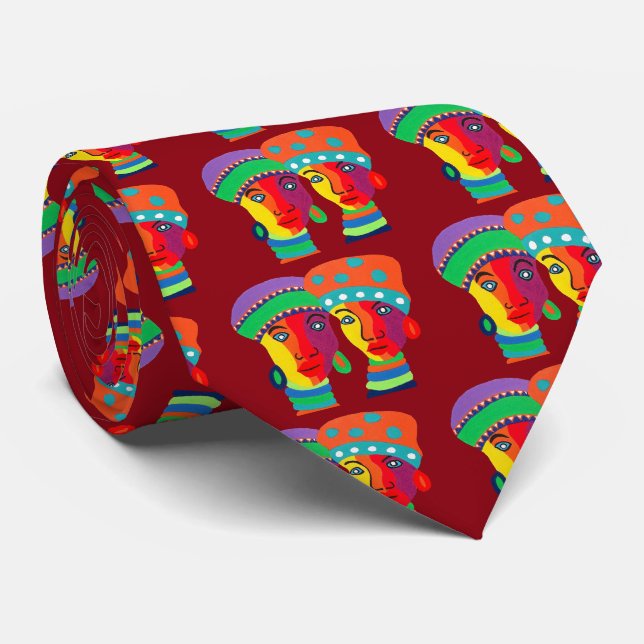Ethnic girls tie (Rolled)