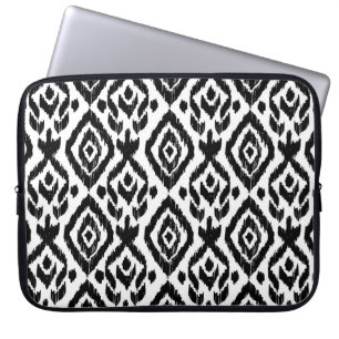 Ethnic hand-drawn, wrapping print pattern. laptop sleeve