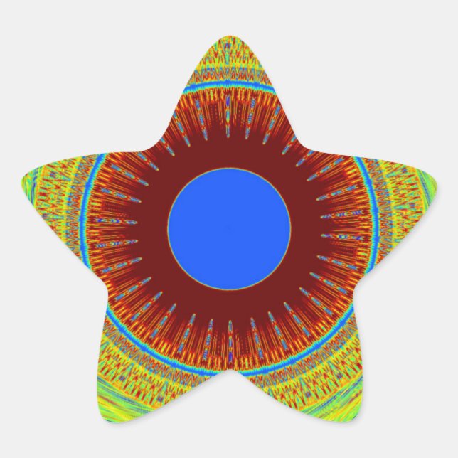 Ethnic Have a Nice Day and a Better Night Star Sticker (Front)