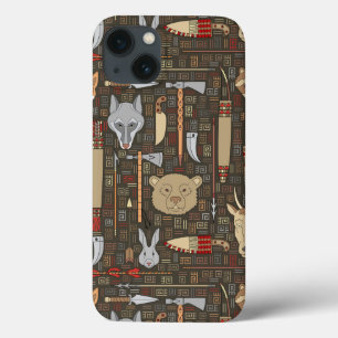Ethnic Hunting Pattern iPhone 13 Case