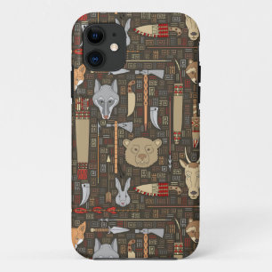 Ethnic Hunting Pattern iPhone 11 Case