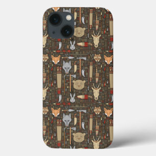 Ethnic Hunting Pattern iPhone 13 Case