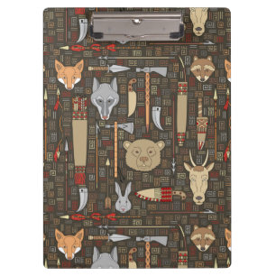 Ethnic Hunting Pattern Clipboard