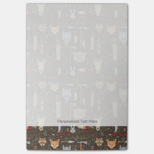 Ethnic Hunting Pattern Post-it Notes